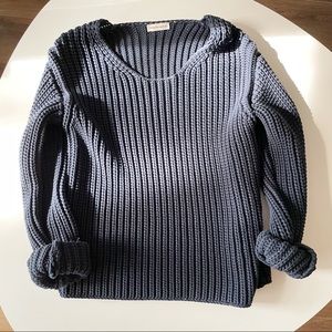 Mansur Gavriel Cotton Blend Knit Sweater